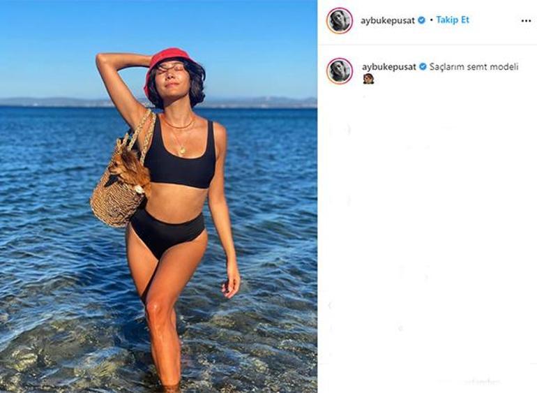 Aybüke Pusat tarzını değiştirdi