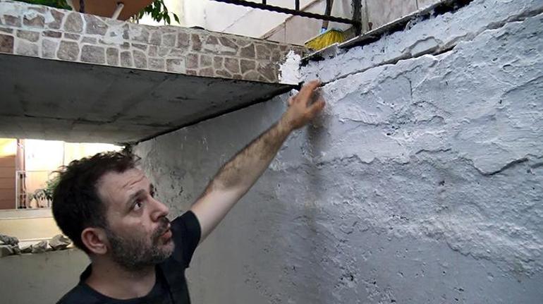 İstanbulda vatandaşlar mezarlık duvarı binamıza doğru kayıyor diyerek yardım istediler