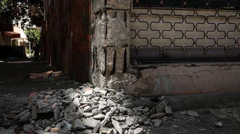 İstanbulda korku apartmanı Görüntüler dehşete düşürdü