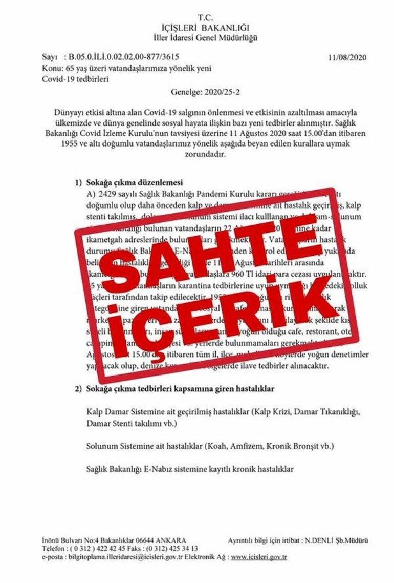 Son dakika... Sahte koronavirüs belgesine soruşturma açıldı