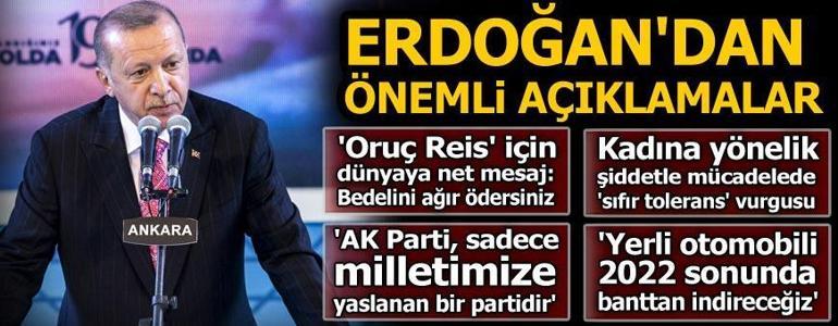 Cumhurbaşkanı Erdoğan, 19. Kuruluş Yıl Dönümünde AK Parti’ye özel şiir okudu