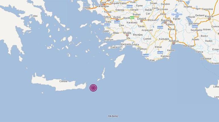 Son dakika Akdenizde deprem