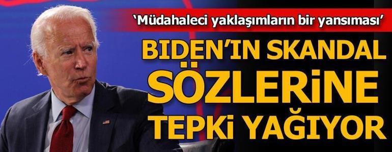 Bidendan skandal sözler Erdoğanı yenmeleri için onları desteklemeliyiz