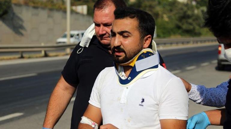 Lastiği patlayan minibüste can pazarı Ölü ve yaralılar var