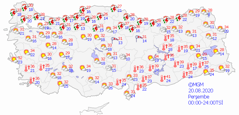 Meteorolojiden yağış uyarısı İşte hava durumu...