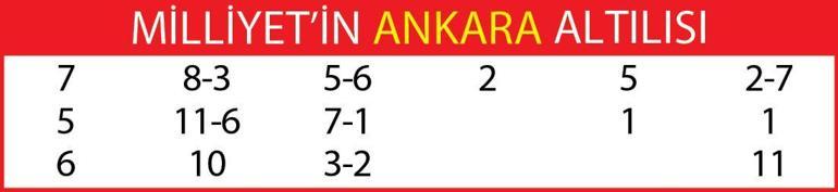 Altılı ganyanda bugün (27 Ağustos)