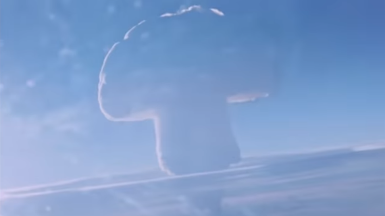 Hiroşimaya atılan atom bombasından 3333 kat daha güçlü... Rusya görüntüleri yayınladı