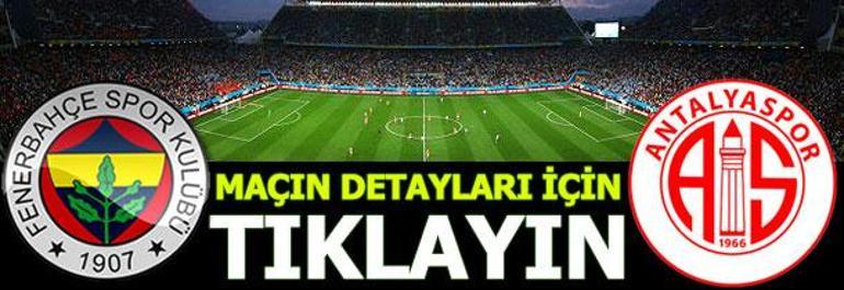 Fenerbahçe - Antalyaspor: 4-0