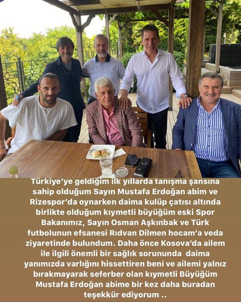 Fenerbahçede Vedat Muriçten veda mesajı