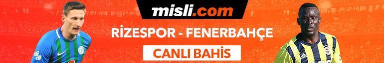 Çaykur Rizespor - Fenerbahçe karşılaşmasında Canlı Bahis heyecanı Misli.comda