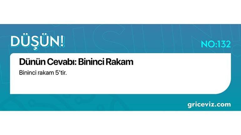 Günün bulmacası: Soru işareti