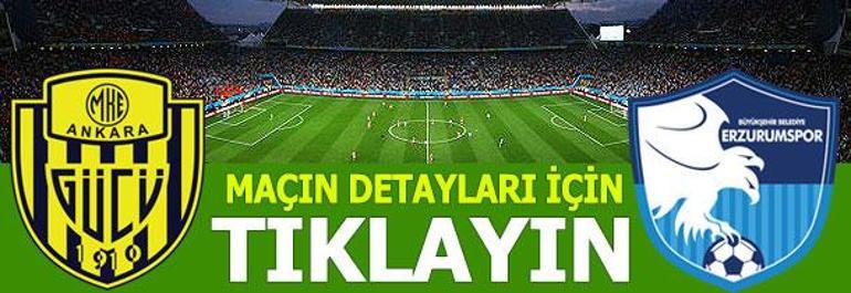 MKE Ankaragücü - Büyükşehir Belediye Erzurumspor: 1-2