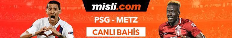 PSG - Metz karşılaşmasında Canlı Bahis heyecanı Misli.comda