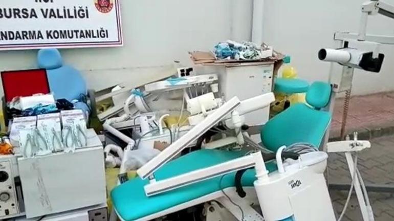 Bursada kaçak dişçi baskını 5 kişi gözaltına alındı