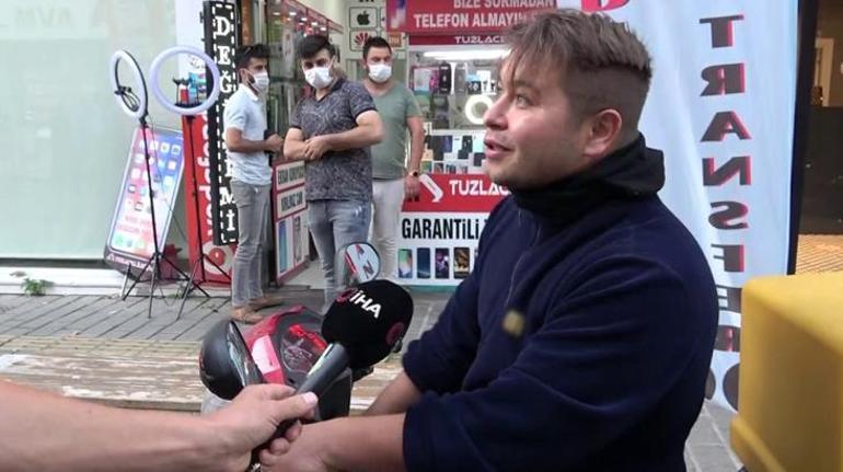 Tuzla’da maskesiz şahıstan polise tehdit Bana teşkilatın numarasını gönderin