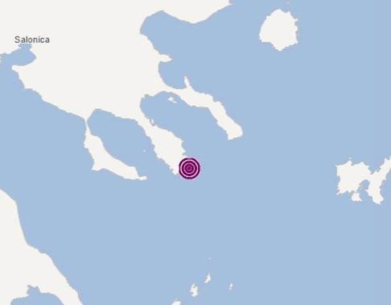 Son dakika: Ege Denizinde 5.3 büyüklüğünde deprem