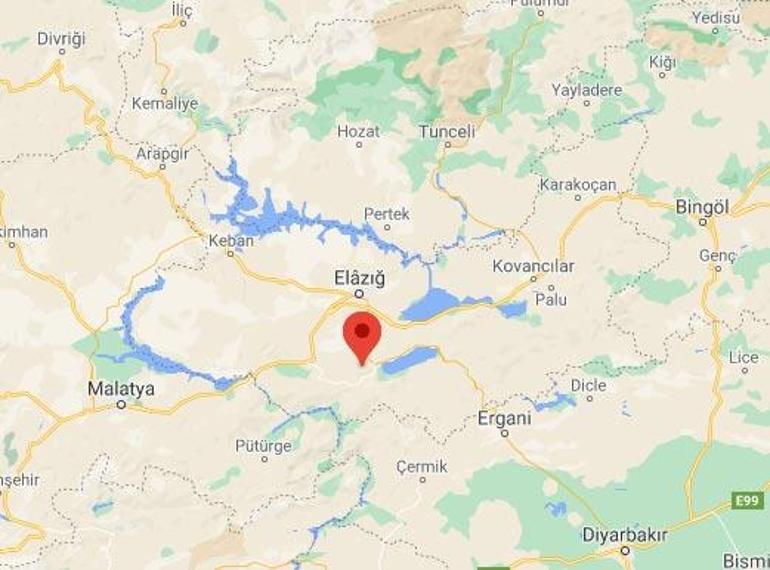 Son dakika: Elazığda 3.6 büyüklüğünde deprem