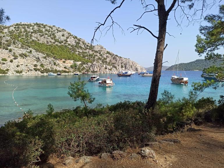 Marmaris koylarını bir de böyle görün