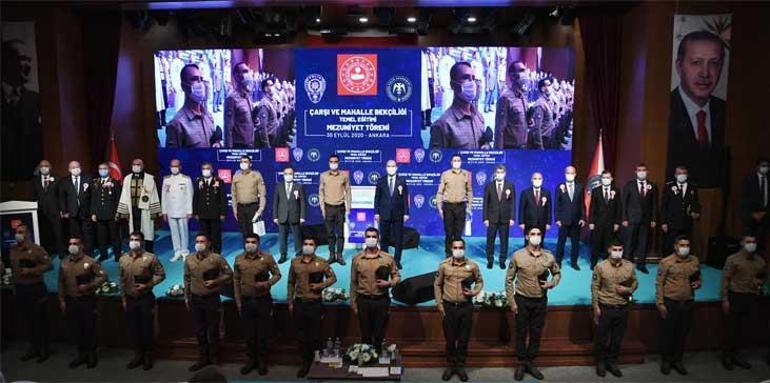 Bakan Soylu, Çarşı ve Mahalle Bekçileri Mezuniyet Töreninde konuştu