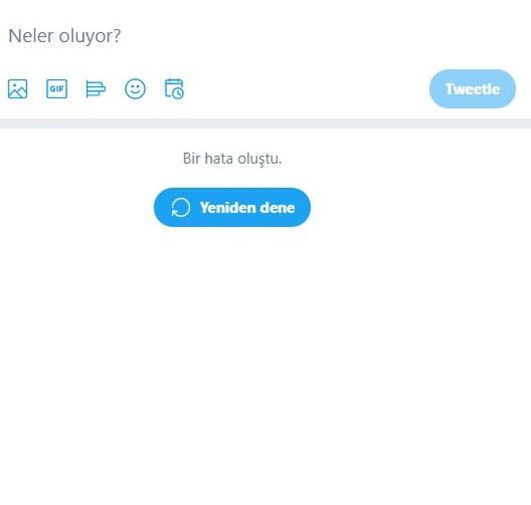 Son dakika... Twitter çöktü mü Twittera girenler bu sorunla karşılaştı