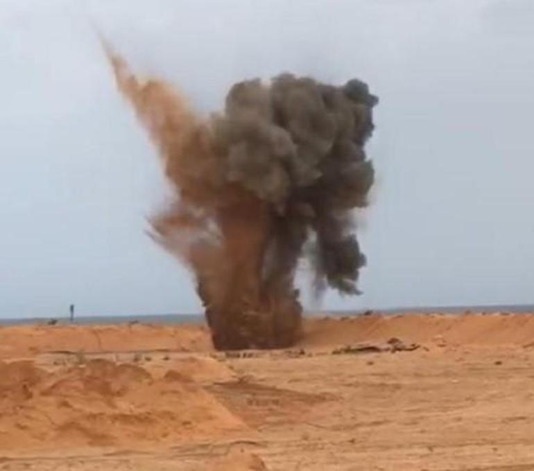 MSB: Libyada tuzaklanan patlayıcılar imha edildi