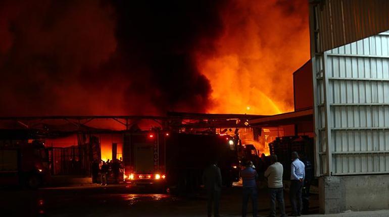 Konya’daki şeker fabrikasında yangın çıktı