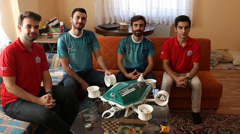 Üniversiteli 7 gençten müthiş başarı İlham kaynakları kaplumbağa oldu