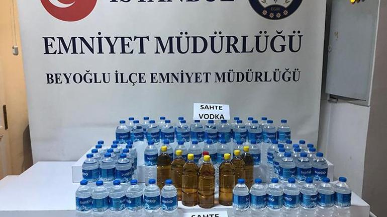Sahte içki operasyonları Birçok adrese baskın düzenlendi