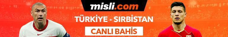 Türkiye - Sırbistan canlı bahis heyecanı Misli.comda