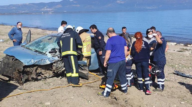 Kahreden manzara Yardıma koşan dondu kaldı