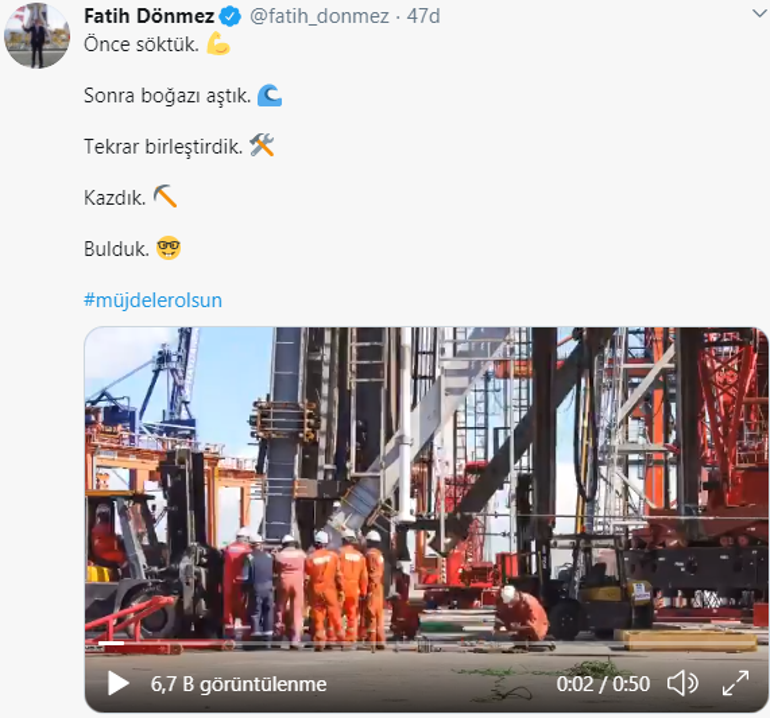 Bakan Dönmez: Kazdık, bulduk