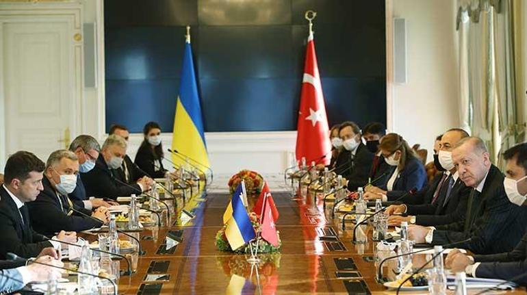 Cumhurbaşkanı Erdoğan, Ukrayna Devlet Başkanı ile görüştü