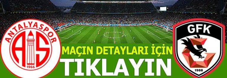Antalyaspor - Gaziantep FK: 1-1
