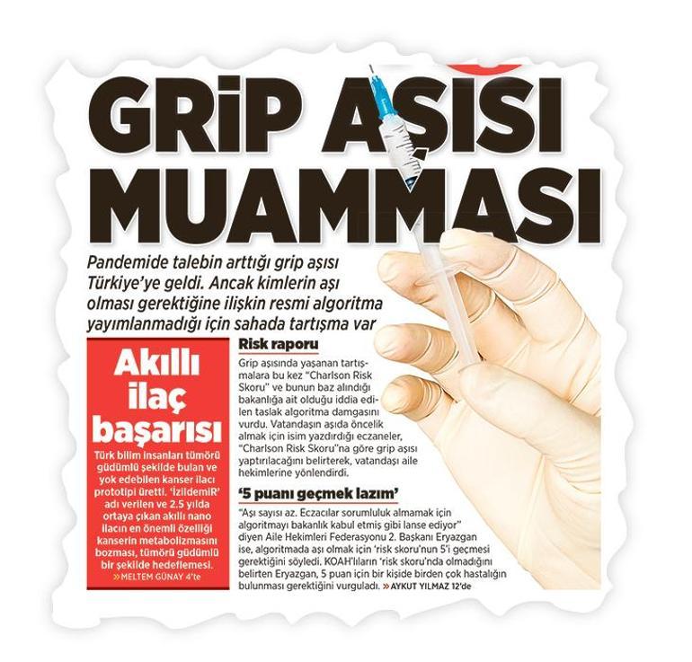 Grip aşısı yaptıracaklar e-Nabız’a yüklendi