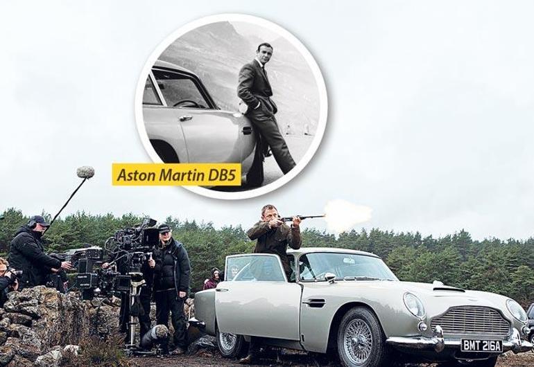 Bond’un 50 yılına damga vuran otomobiller