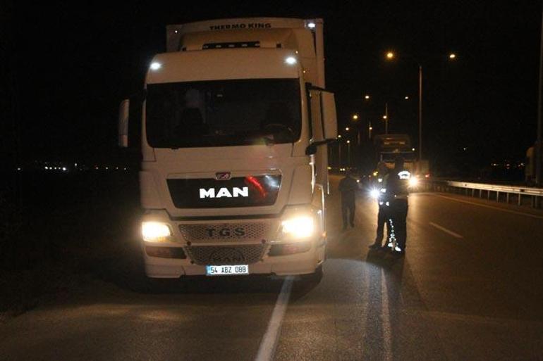 Korku dolu anlar TIRın freni arızalandı