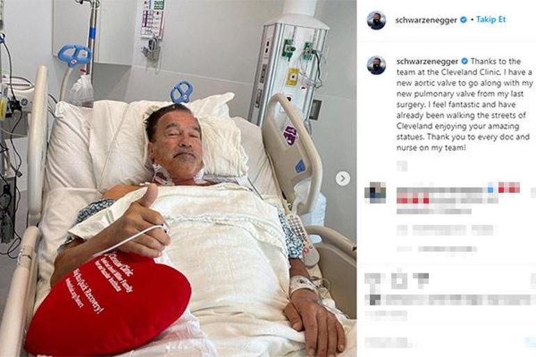 Arnold Schwarzenegger ameliyat oldu