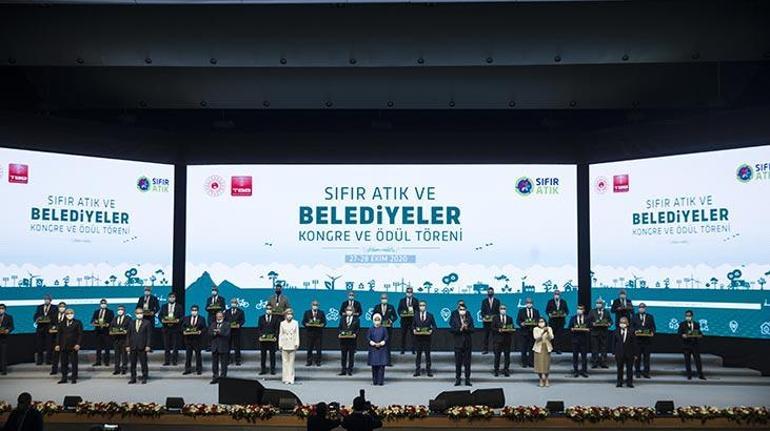 Emine Erdoğan, Sıfır Atık Ve Belediyeler Kongre ve Ödül Töreninde konuştu