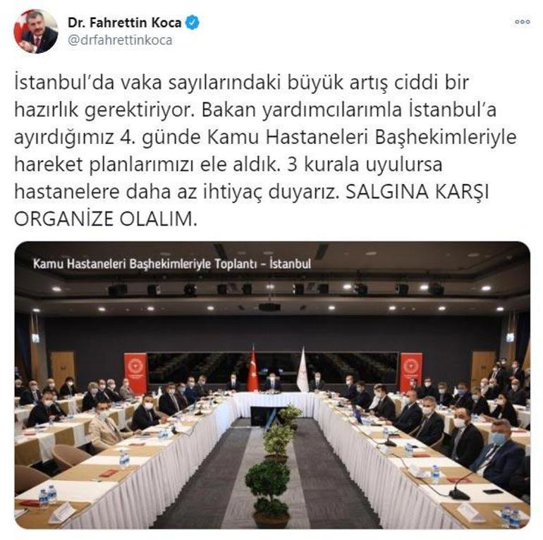 İstanbulda ciddi bir hazırlık... Bakan Kocadan flaş açıklama