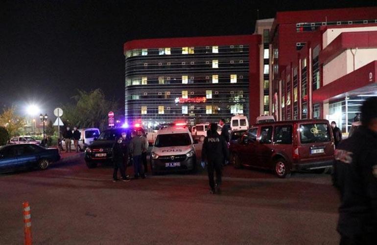 Eşinin eve dönmesini isteyip hastanenin çatısına çıktı