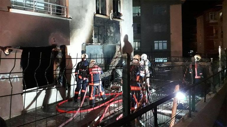 Ankarada doğalgaz patlaması Çok sayıda ekip sevk edildi