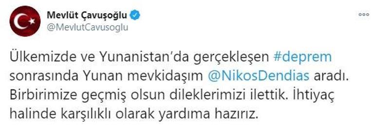 Bakan Çavuşoğlu, Yunan mevkidaşı ile görüştü