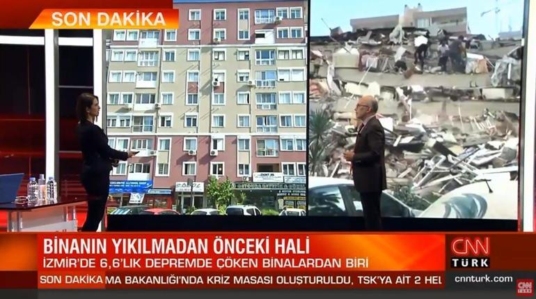 İzmirdeki depremde en dikkat çeken bina