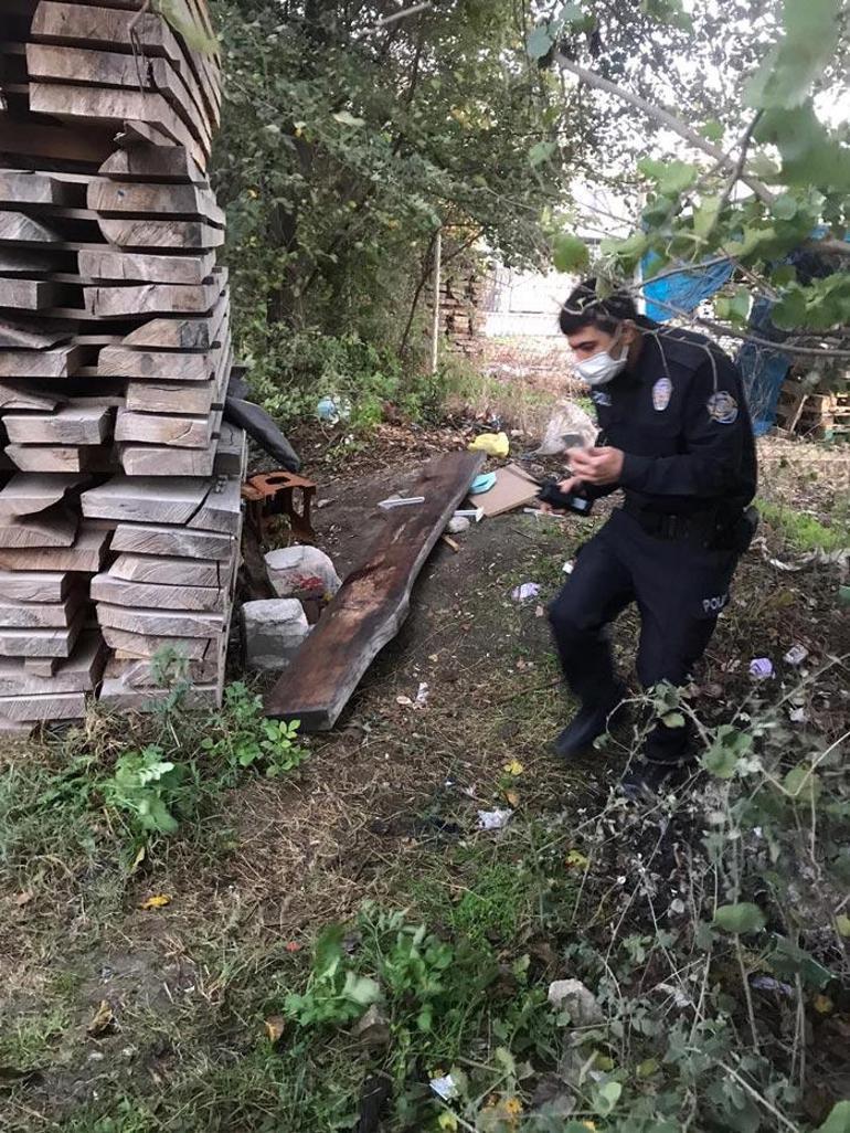 Yağmurdan kaçtı, saklandığı yerde başına kereste düştü