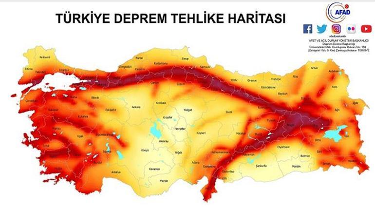 Deprem Haritası Türkiye | Deprem neden olur İşte deprem türleri...