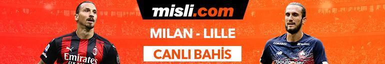Milan - Lille maçı Tek Maç ve Canlı Bahis seçenekleriyle Misli.com’da