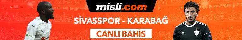 Sivasspor - Karabağ maçı Tek Maç ve Canlı Bahis seçenekleriyle Misli.com’da