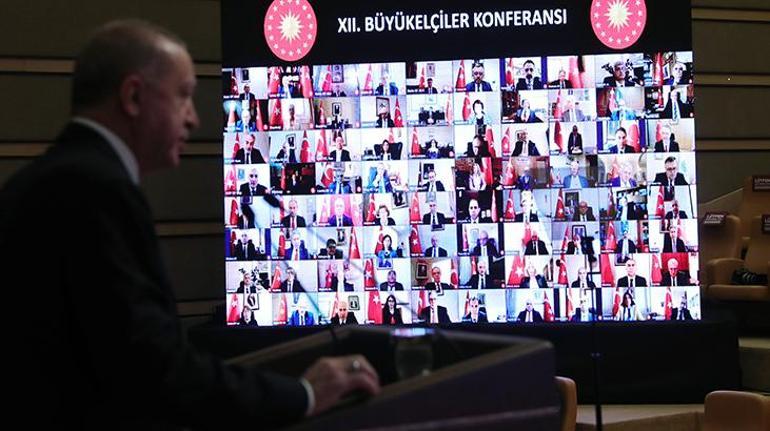 Son dakika... Cumhurbaşkanı Erdoğandan, 12. Büyükelçiler Konferansında önemli açıklamalar