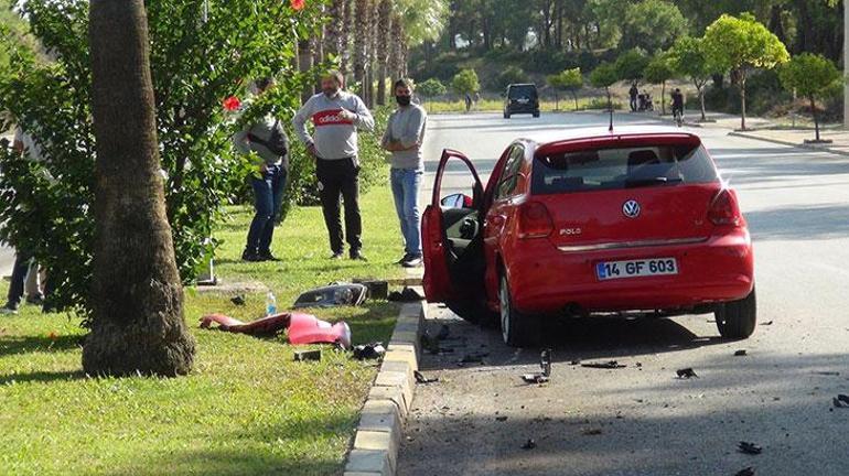 Kazaya bakma merakı yeni bir kazaya neden oldu