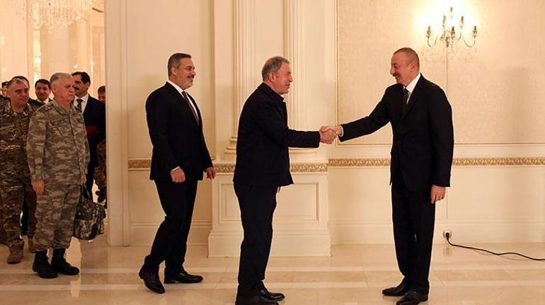 Son dakika... Türkiyeden İlham Aliyev’e tebrik ziyareti